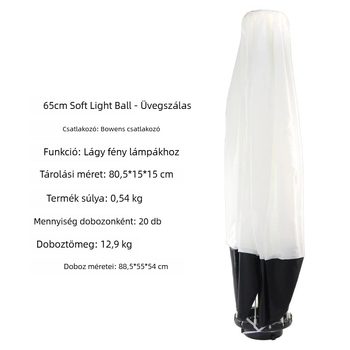 65 cm Soft Light gömb fotózáshoz, softbox, gömbdiffúzor élő közvetítéshez, alumínium Bowens csatlakozó