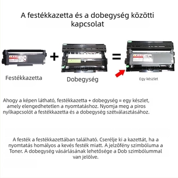 Tonerkazetta és dob-rács Brother HL-2260/2260D/2560DN nyomtatóhoz