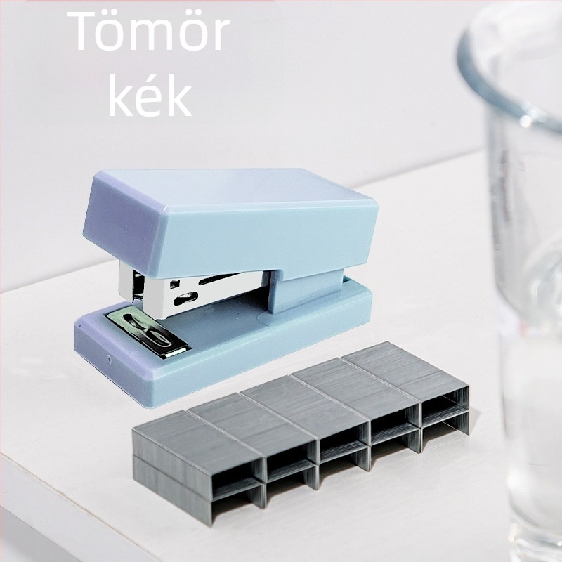 Átlátszó mini tűzőgép diákoknak, kézben tartható, kicsi és elegáns No. 12