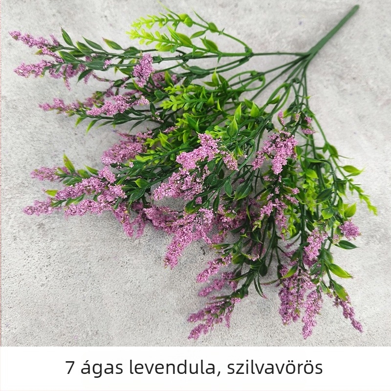 Levendulás művirág, egyetlen szárú, kültéri és beltéri dekorációhoz