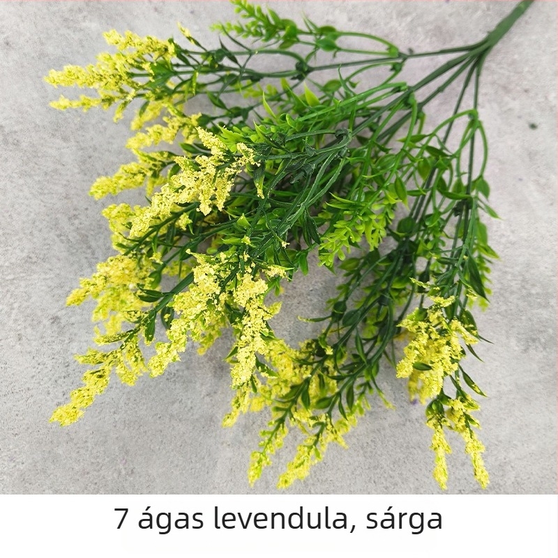 Levendulás művirág, egyetlen szárú, kültéri és beltéri dekorációhoz