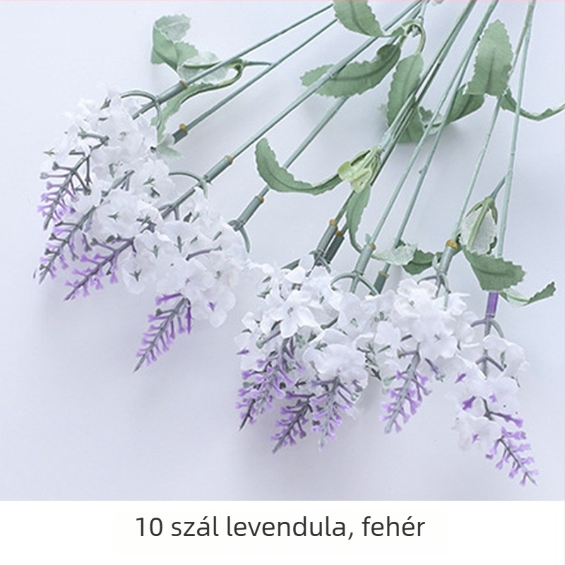 Levendulás művirág, egyetlen szárú, kültéri és beltéri dekorációhoz