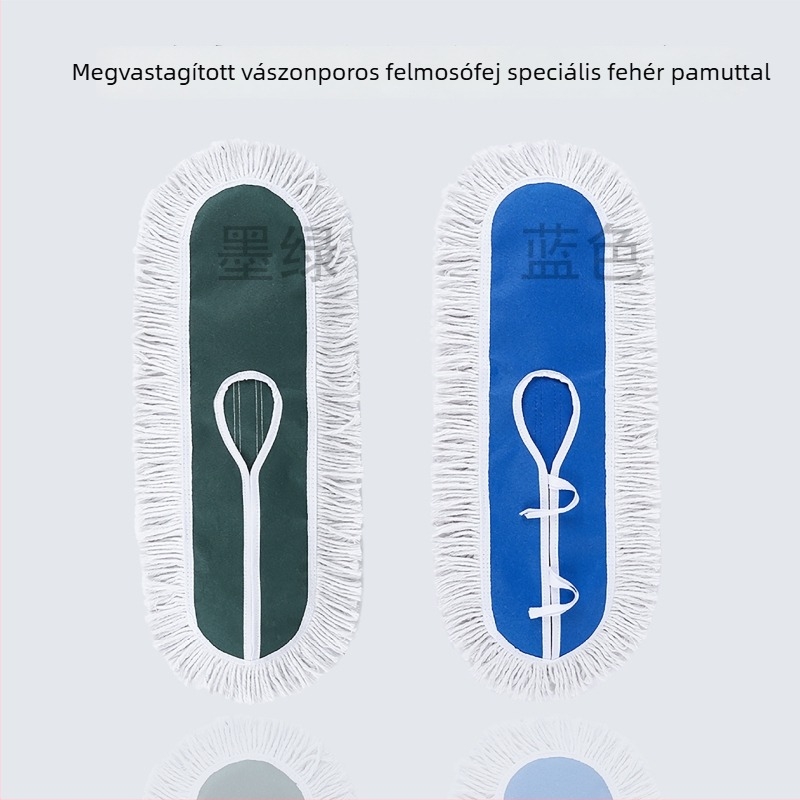 Pamut szálas lapos mop fej – csere készlet