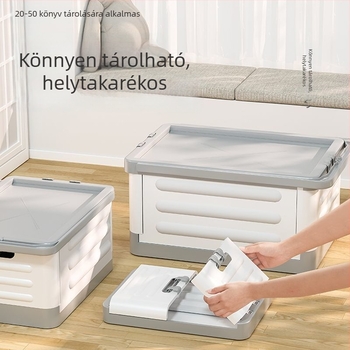Otthoni tolható tároló doboz kerekekkel – könyvek és játékok, diákszálláshoz