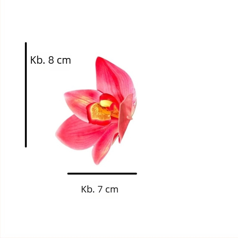 3D-nyomtatott művirágok: Phalaenopsis-orchidea és magnólia fej esküvői ajándékcsomagoláshoz
