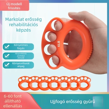 Szilikon ujjszorító gyűrű – edzés az ujjak erősítésére és a kéz rehabilitációjára