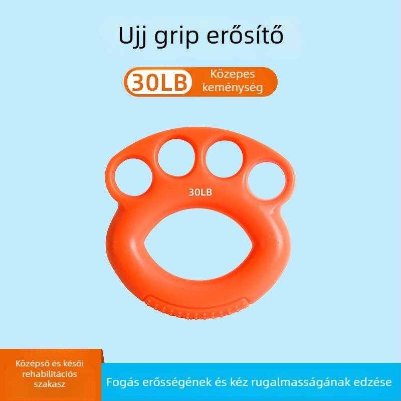 Szilikon ujjszorító gyűrű – edzés az ujjak erősítésére és a kéz rehabilitációjára