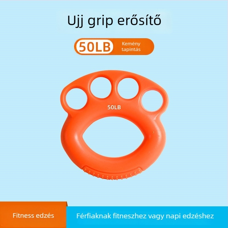 Szilikon ujjszorító gyűrű – edzés az ujjak erősítésére és a kéz rehabilitációjára