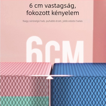 Jóga egyensúly matrac, kétszínű, nagy méretű; egyensúlyozó platform edzéshez és boka rehabilitációhoz, otthoni használatra