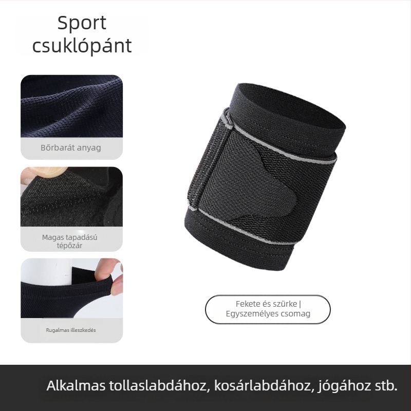 Nelix Női csuklótámasz ínhártya tokkal, kompressziós csuklópánt sporthoz, rándulás elleni védelem