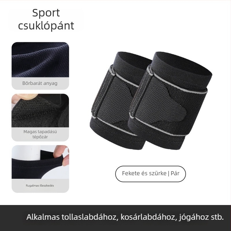Nelix Női csuklótámasz ínhártya tokkal, kompressziós csuklópánt sporthoz, rándulás elleni védelem
