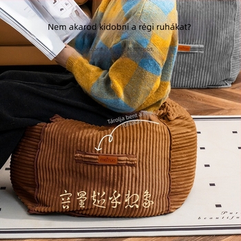 Textil tároló doboz ruhák és játékok számára, 80–90 literes, nappaliba