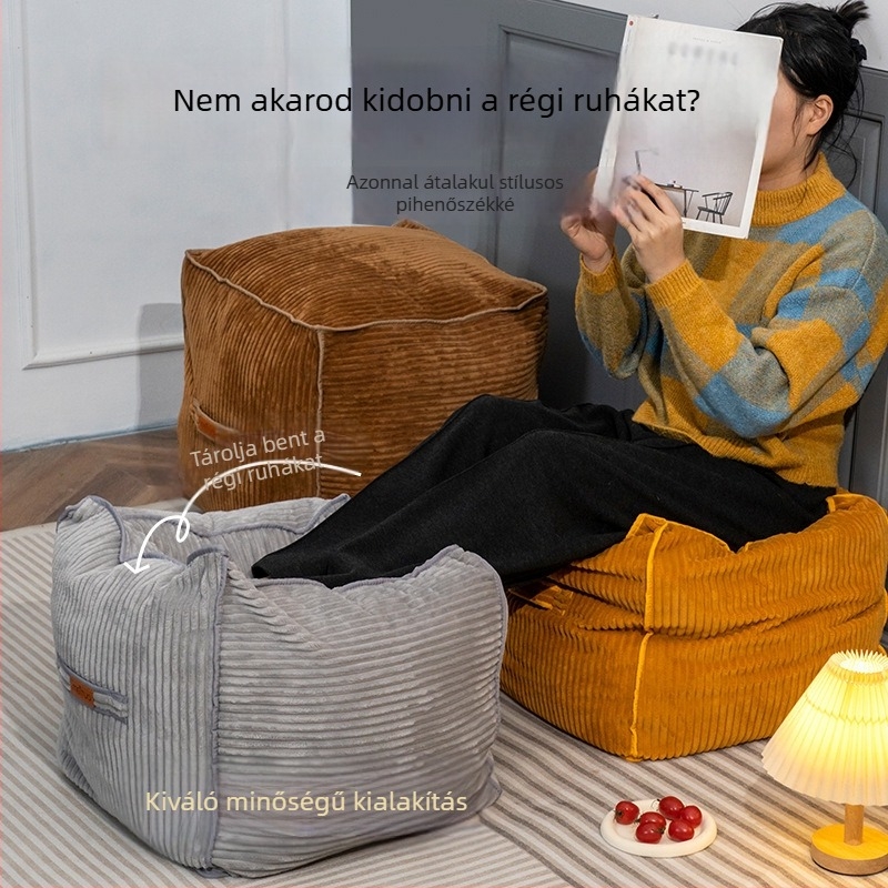 Textil tároló doboz ruhák és játékok számára, 80–90 literes, nappaliba