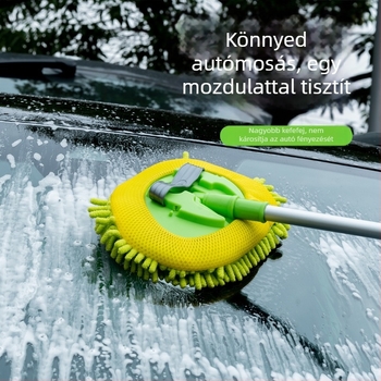 Teleszkópos chenille felmosó autómosáshoz, puha sörtéjű