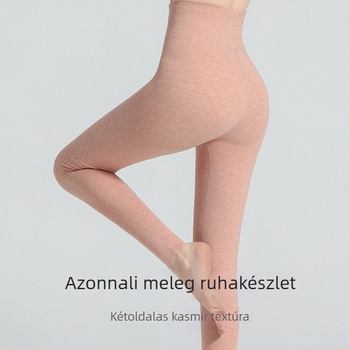 Női gyapjú termo alsóruha téli béléses, vastag alapréteg, felső és alsó szett