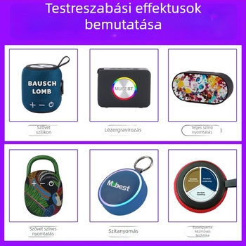Vízálló Bluetooth hangszóró TF-kártyaolvasóval, kompakt hordozható kültéri hangszóró pánttal