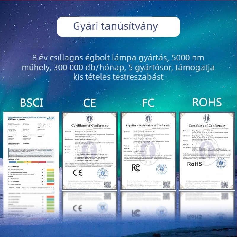 Űrhajós csillagos égbolt lámpa, forgó USB-projektor a Hold és az Óceán számára – projekciós lámpa, születésnapi ajándék
