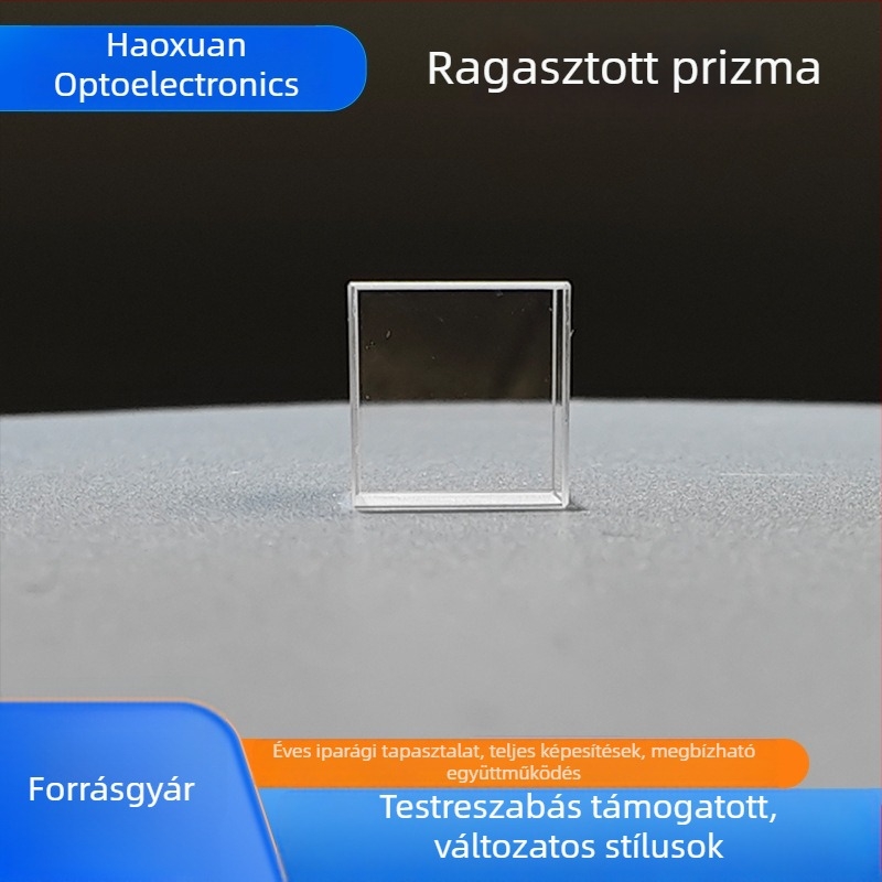 Ragasztott optikai prizma K9 üveg lézeres kolimációs képalkotó rendszer – alapkomponens achromát prizmával