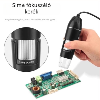 Deer Fairy 1600x USB HD digitális mikroszkóp elektronikai javításokhoz és alkatrész azonosításhoz