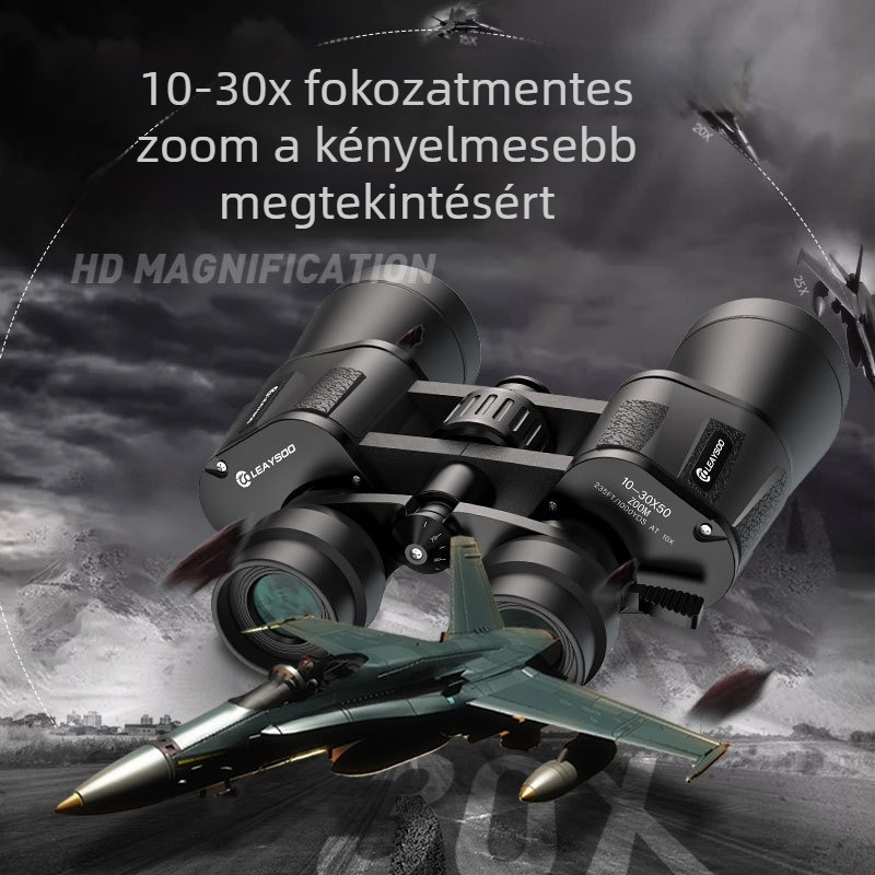 Thunder Dragon Blade 10-30x50 változtatható nagyítású binokulár, magas felbontású, professzionális kategória kültéri koncertekhez