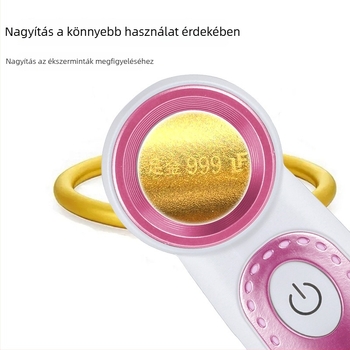 Kézi nagyító nagy teljesítményű LED világítással és USB töltéssel, gyémántokhoz, érmékhez, bélyegekhez, kalligráfiához és festményekhez, ékszerek azonosítására