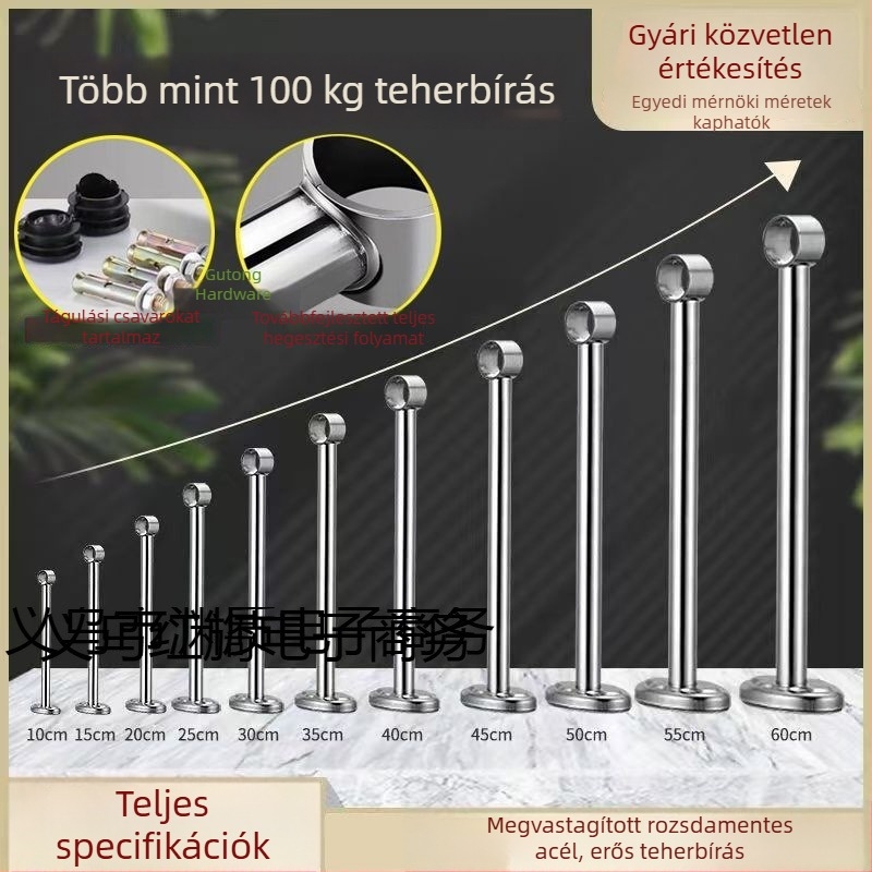 304 rozsdamentes acél ruhaszárító rúd, egybeépített, mennyezeti szerelésű balkonyhoz, otthoni használatra