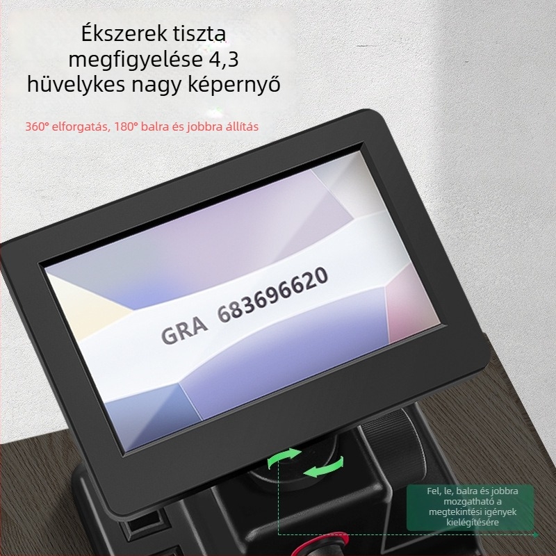 Gyémánt girdle kód nagyító mikroszkóp ékszerekhez