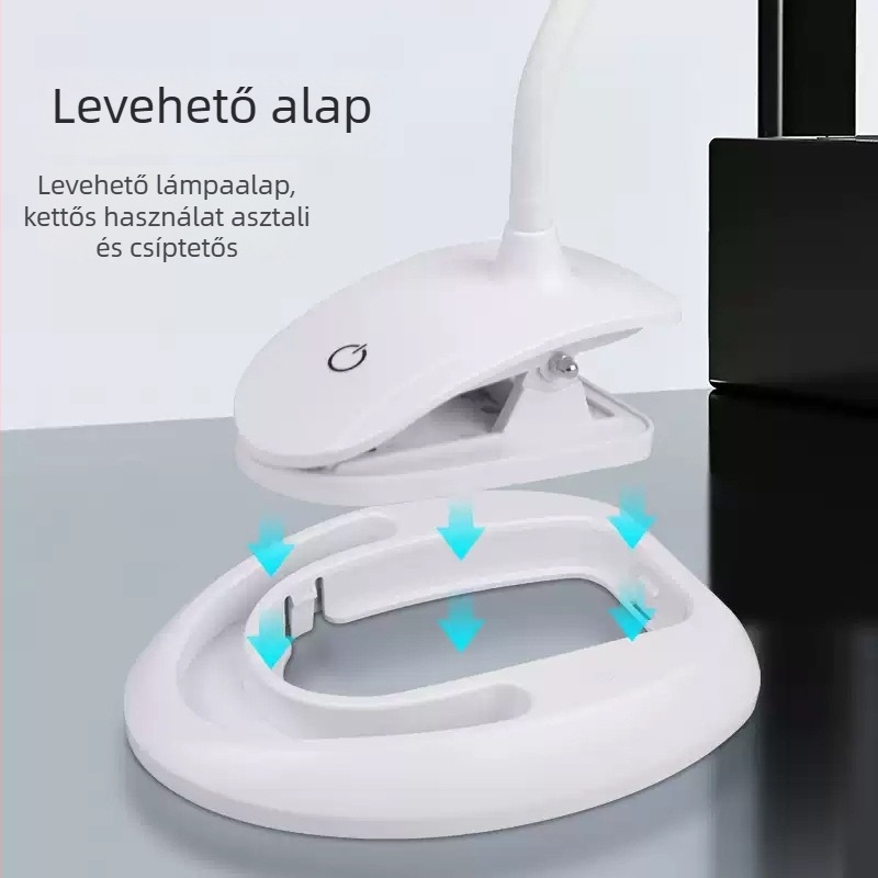 HD összecsukható asztali nagyító lámpával, 10× optikai nagyítás, hímzéshez, javításhoz és gravírozáshoz