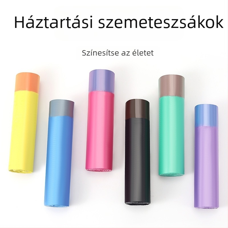 Húzózsinóros szemeteszsákok, extravastagok, nagy méret, fekete, 300 darab