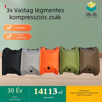 Zhen Ni pumpa nélküli poggyász tároló táska, vastagított és tartós kompressziós zsák, légmentesen záródó, diákszállások számára