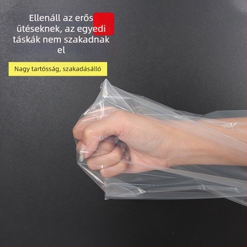 Egyszer használatos tejes tea tasakok, átlátszó, vastag műanyag zacskók italhoz, egy- és kétcsészés poharakhoz
