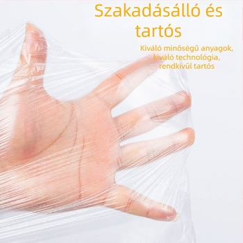 Szállodai vendégszobákhoz készült átlátszó, egyszer használatos szemeteszsákok, megvastagított, lapos szájú, kereskedelmi használatra