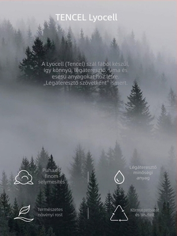 Lyocell–tencel pamut férfi ing-zakó tavasz–őszre, lezser elegancia, kényelmes és könnyen karbantartható, hosszú ujjú