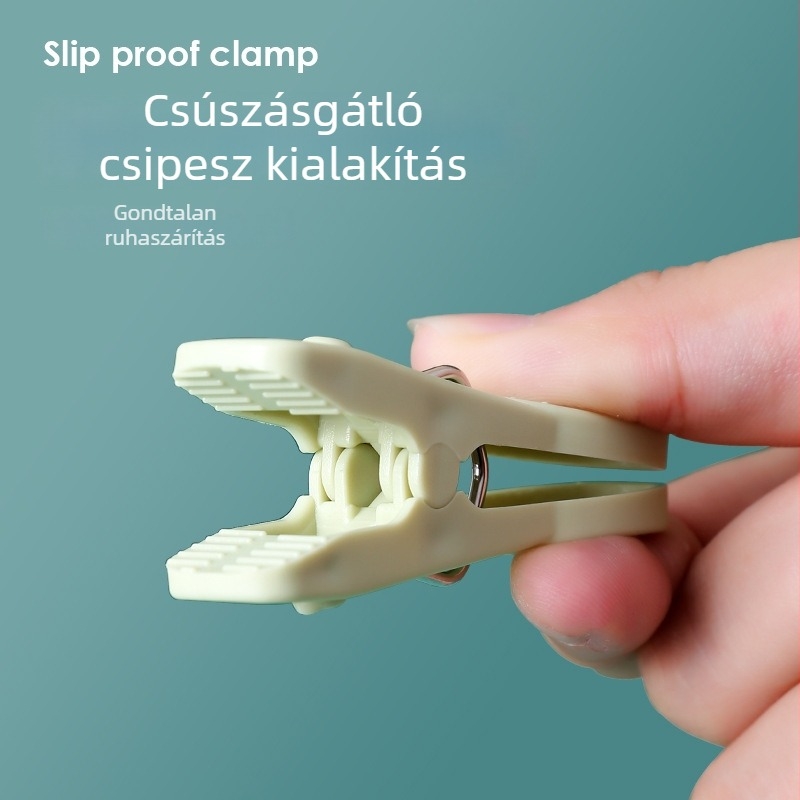 Szélálló műanyag ruhaszárító kapocs fehérneműhöz, zoknikhoz, nadrághoz és inghez