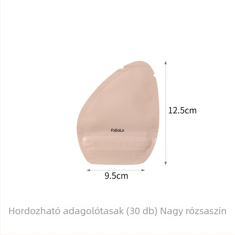 FaSoLa utazási újratölthető zacskók kozmetikumokhoz, testápolóhoz és tusfürdőhöz, mintatároló zacskók, hordozható utazásokhoz és üzleti utakhoz