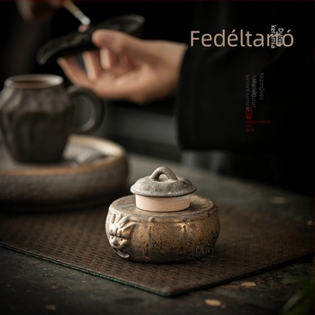 Kerámia fedőállvány lila agyag teáskannához, fedőtartó, Gongfu tea készlet kiegészítő, tea matrac és teás tálca