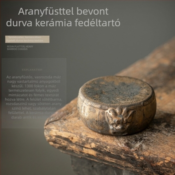 Kerámia fedőállvány lila agyag teáskannához, fedőtartó, Gongfu tea készlet kiegészítő, tea matrac és teás tálca