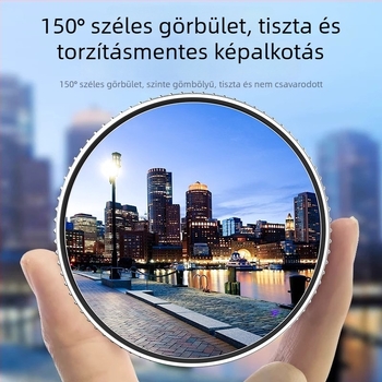 Motorkerékpár visszapillantó tükör, kis kör alakú, széles látómező, ultra-széles szögű konvex tükör, holttér-figyelő és tolató tükör