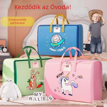 Extra nagy méretű paplan-tároló táska Oxford vászonból, diákok számára és óvodának, nedvességálló, kézzel hordozható