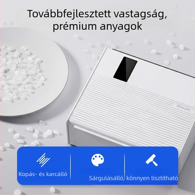 Falra szerelhető zsebkendő tartó – műanyag, fürdőszobába és konyhába