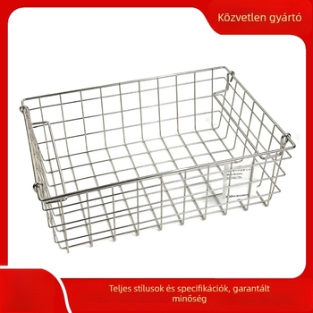 Minimalista rozsdamentes acél gyümölcskosár otthoni használatra