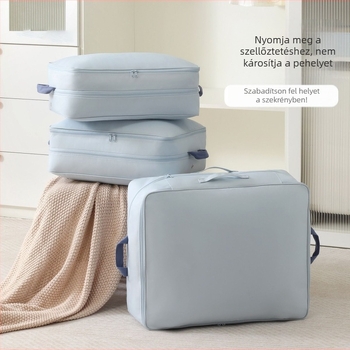 Új paplan- és ruhatömörítő tasak, nagy kapacitású tárolás