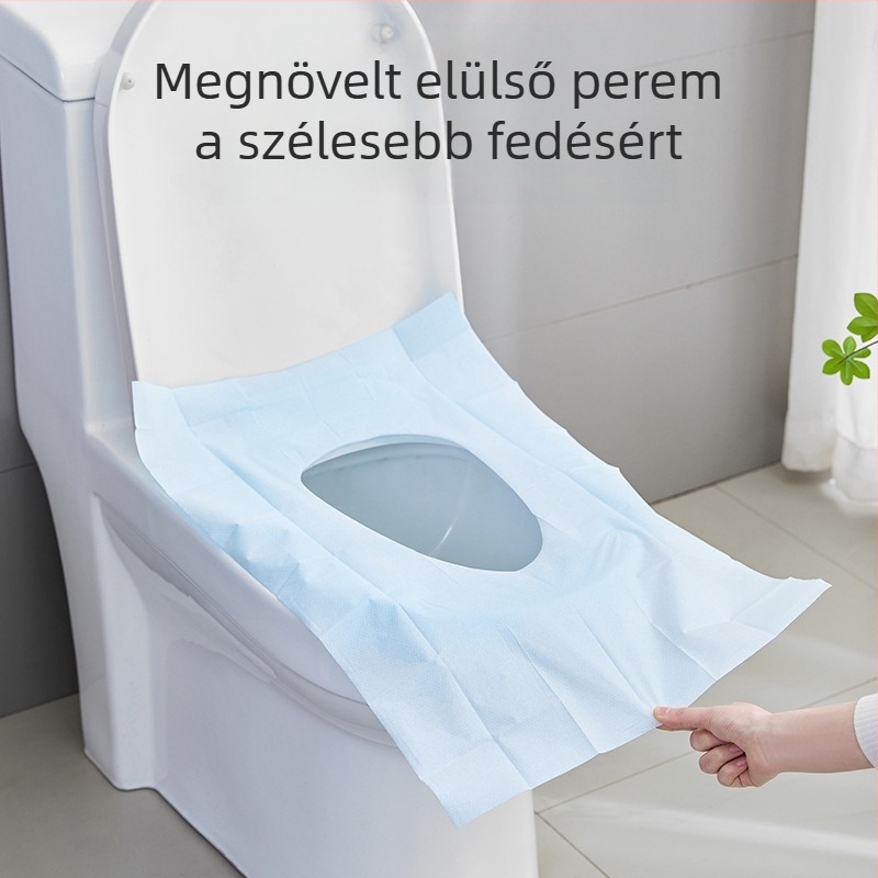 Egyszer használható, teljes lefedettségű vécéülőke párna szülés utáni anyáknak, hordozható utazásokhoz és szállodákhoz