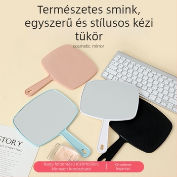 Extra nagy méretű sminktükör fogantyúval, akasztási lehetőséggel, HD, letisztult dizájn