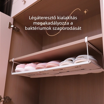 Kinyújtható, alulra akasztható tároló kosár – konyhához és cipőszekrényhez