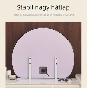 Félkör alakú sminktükör – asztali és falra szerelhető, hálószobai tükör