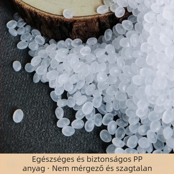Multifunkcionális dupla fülű leeresztő kosár, nagy méretű vastagított műanyagból készült zöldségek és gyümölcsök mosására, PP anyag.