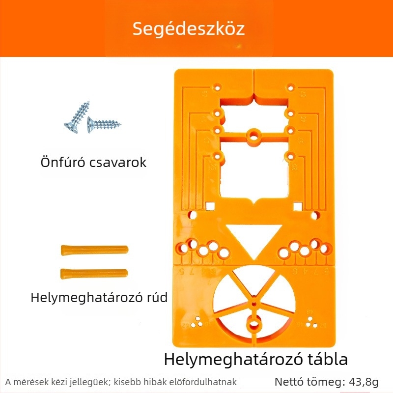Zsanérnyílásnyitó készlet visszacsapó mechanizmussal szekrényekhez és fa panelokhoz
