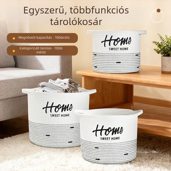 Minimalista fonott asztali tároló, kis méretű