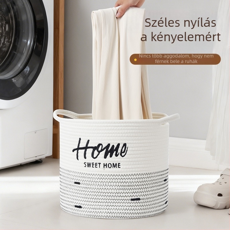 Minimalista fonott asztali tároló, kis méretű